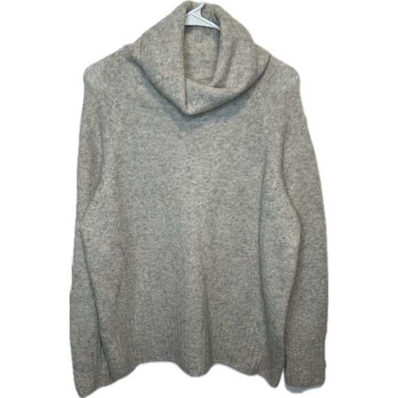 Babaton The Group Women’s Merino Wool Turtleneck Sweater Small Gray - Picture 2 of 9